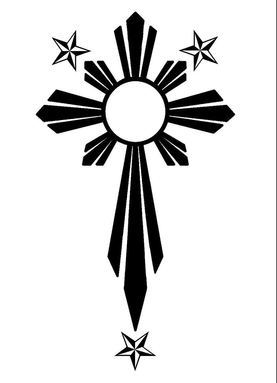 Filipino Sun Cross By Clipart 
