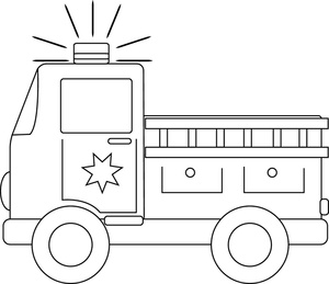 Preschool Fire Trucks Clipart 