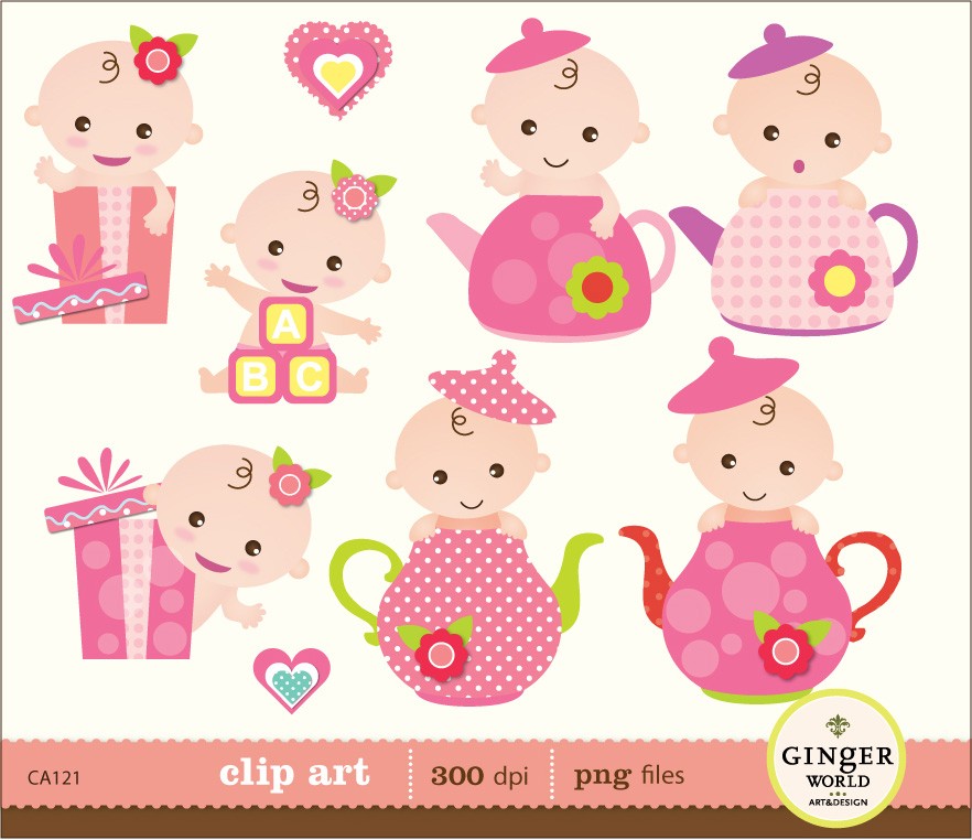 baby girl clipart free download - photo #47