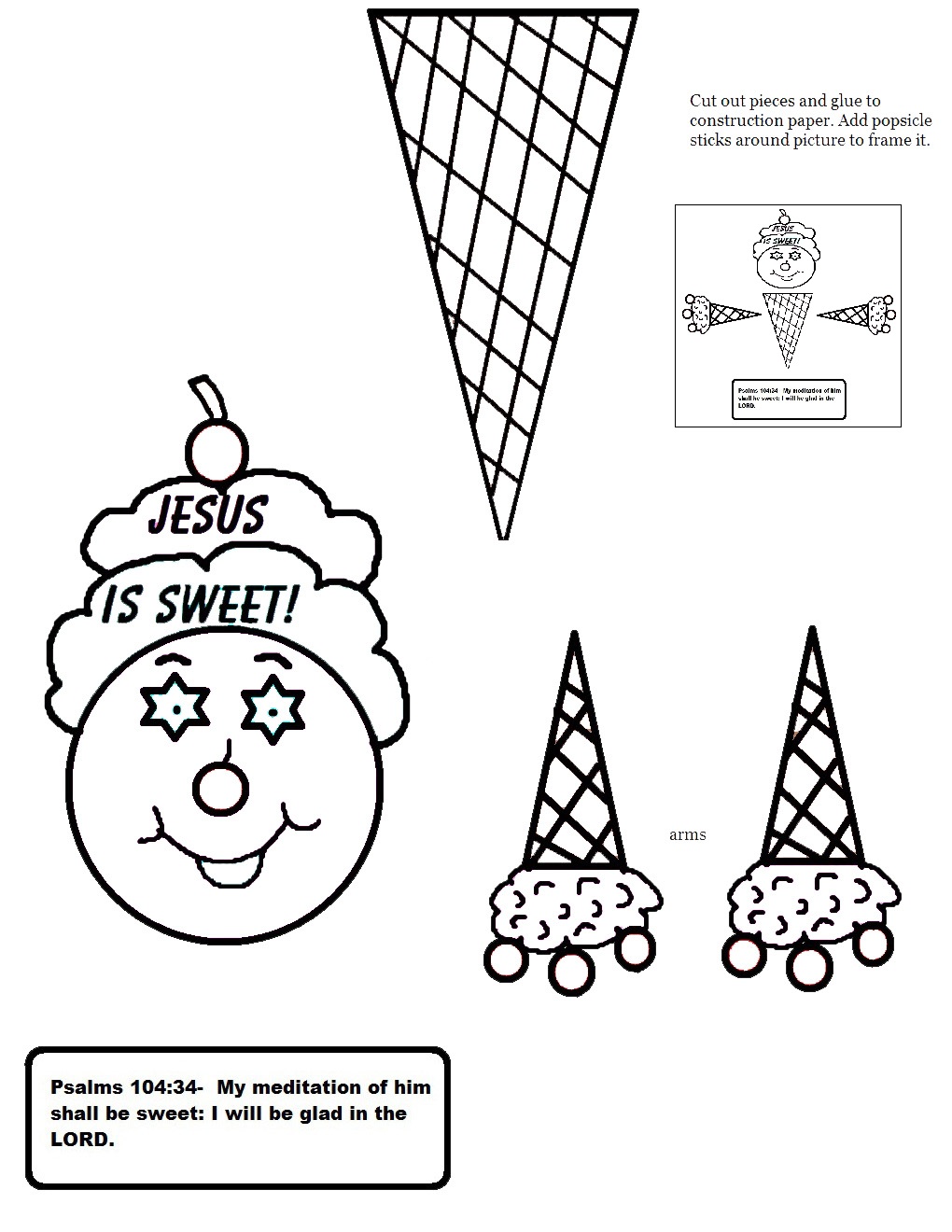 Black and white empty ice cream cone clipart 