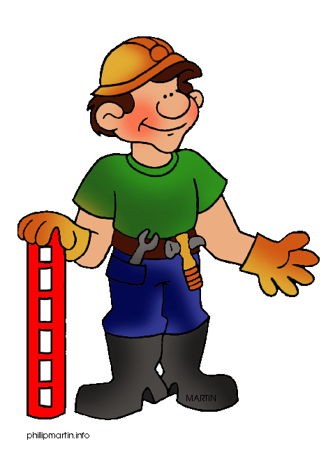 Construction workers clipart free 
