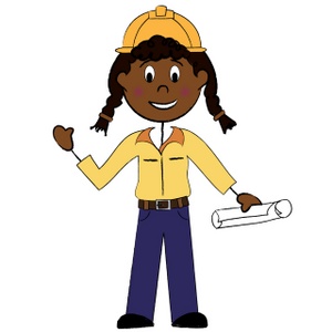 Female Worker Clipart 