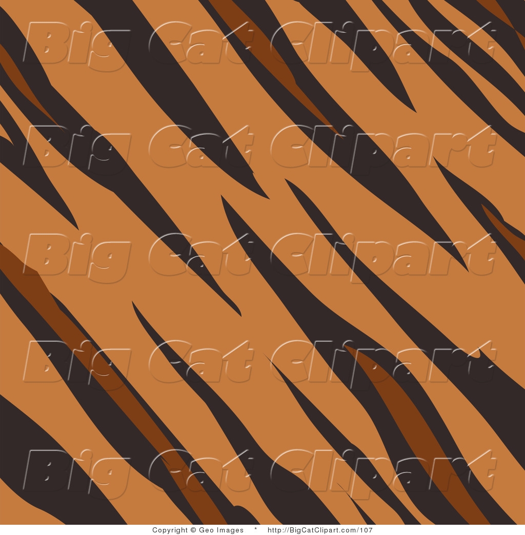 Tiger Stripe Background Clipart 