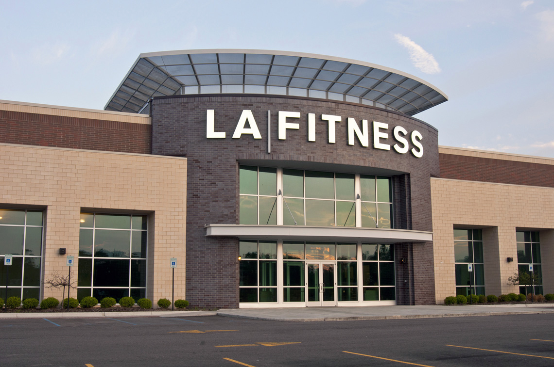 Fitness Center Building Clipart 