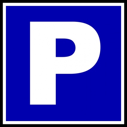 Parking sign clipart 