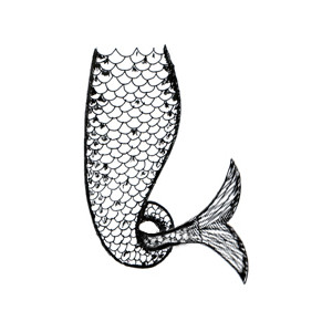 Mermaid tail clip art 