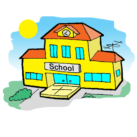 Leave to school clipart 
