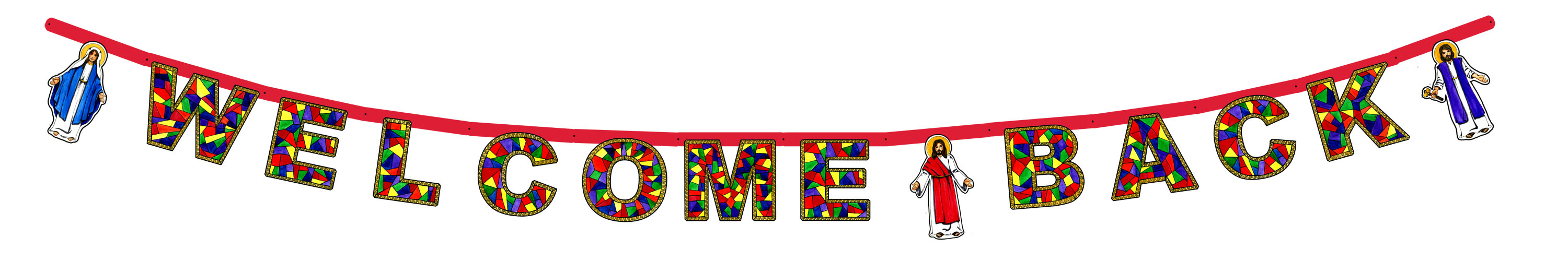 Welcome Back Banner Clipart 