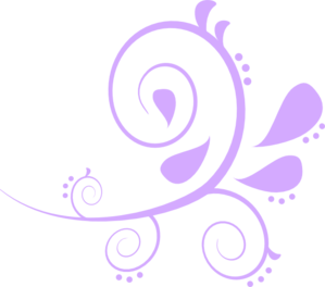 Paisley Curves Purple Clip Art at Clker 