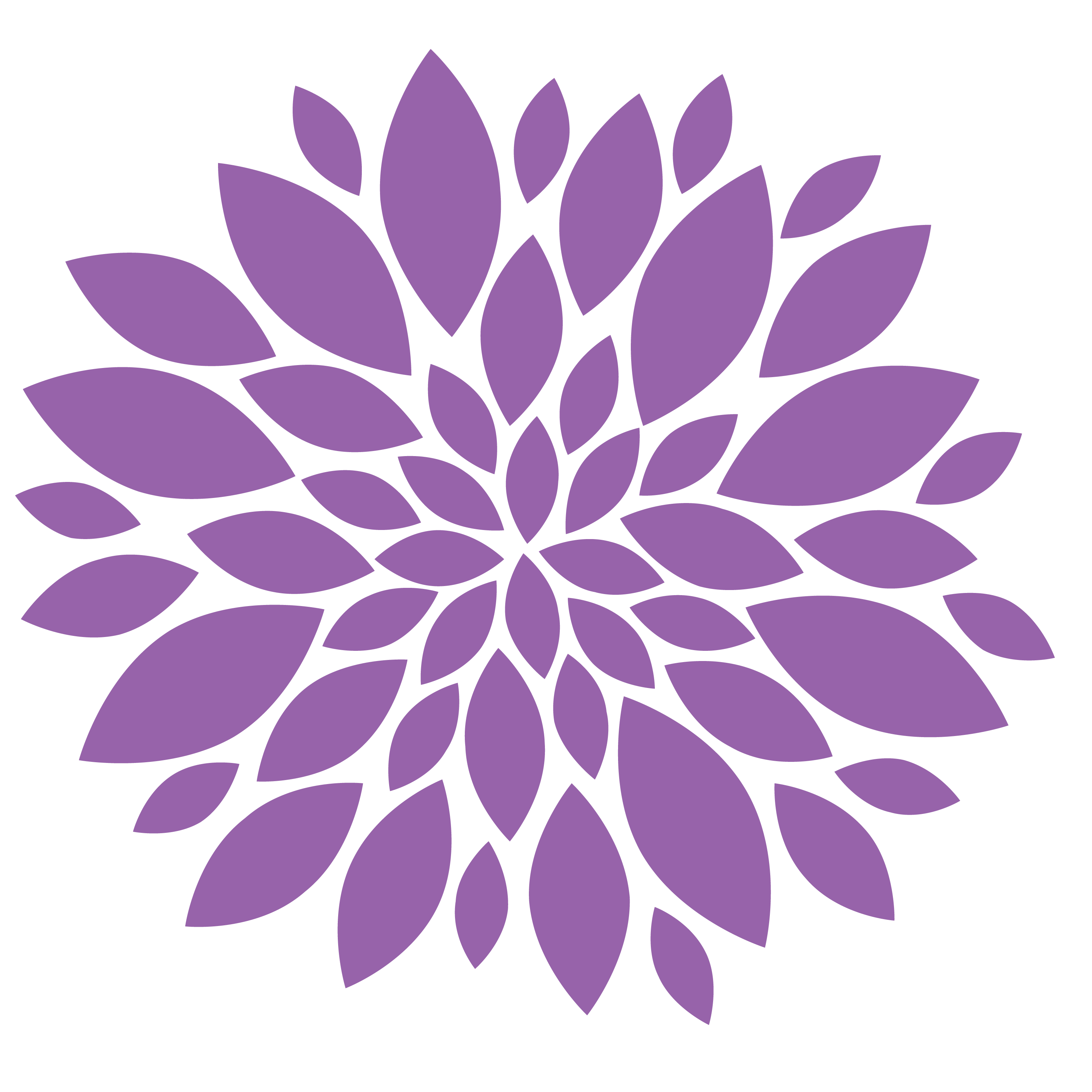 Purple flower clip art 