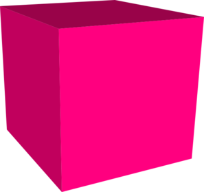 Pink Cube Clip Art at Clker 
