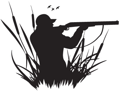 Duck hunting clipart free 