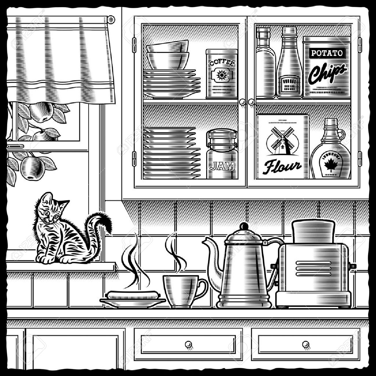 Free Retro Kitchen Cliparts, Download Free Retro Kitchen Cliparts png