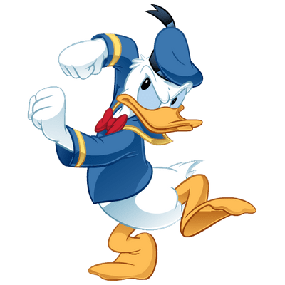 Donald Duck In Love transparent PNG 