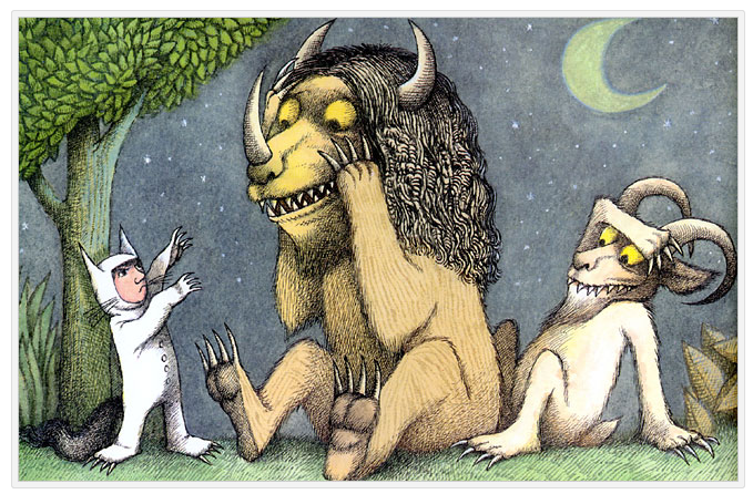 where the wild things are art