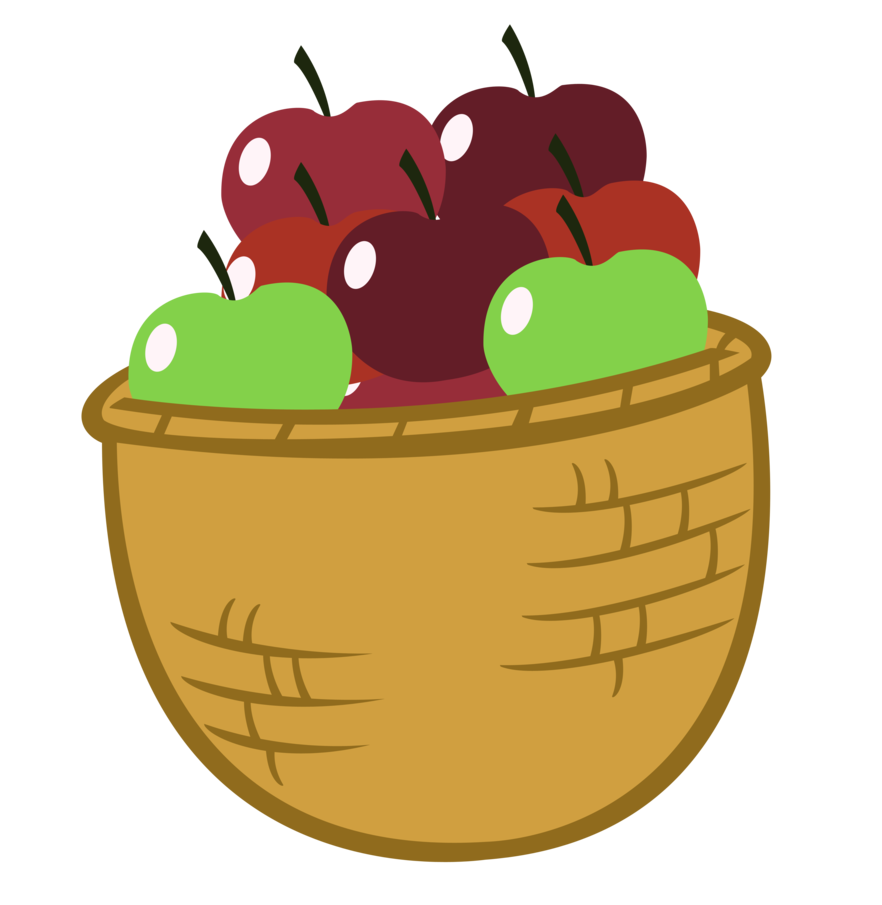Apples In Basket Clipart 