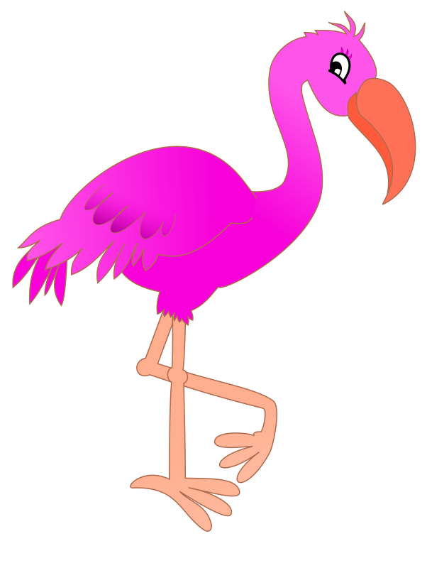 Free to Use  Public Domain Flamingo Clip Art 
