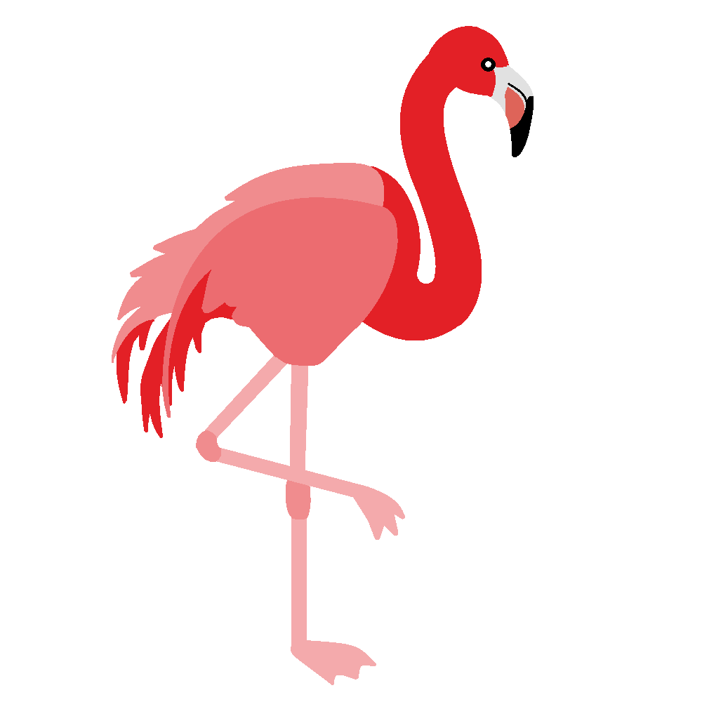 Free clip art of a pretty pink flamingo bird free clip art by 