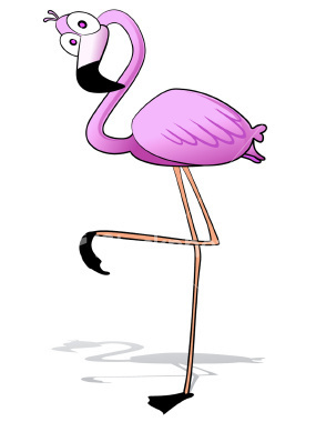 Pink flamingo bird clipart free stock photo public domain pictures 