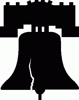 Clipart liberty bell outline black 
