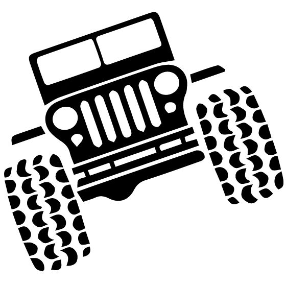 Jeep grill flag clipart 