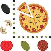 pizza topping clip art 