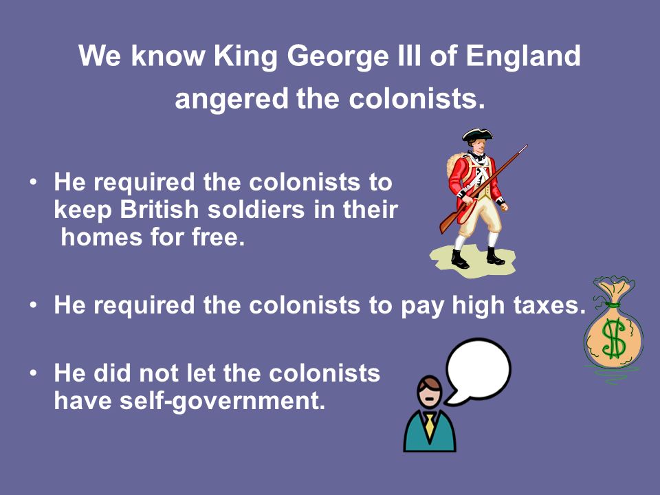 Colonial tax clipart 
