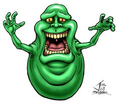 Ghost busters slimers eyes amd mouth clipart 