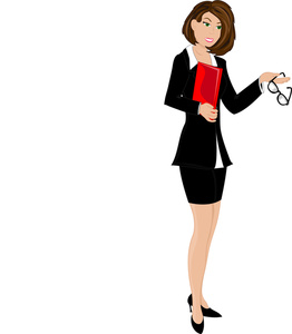 Free clipart image on women in business 