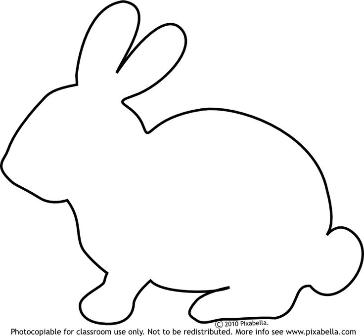 Clipart image of the easter bunnies coliring with crayons and 