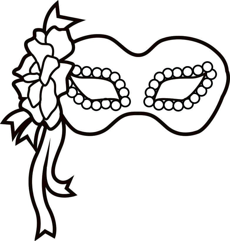 Free Mask Clipart Black And White, Download Free Mask Clipart Black And