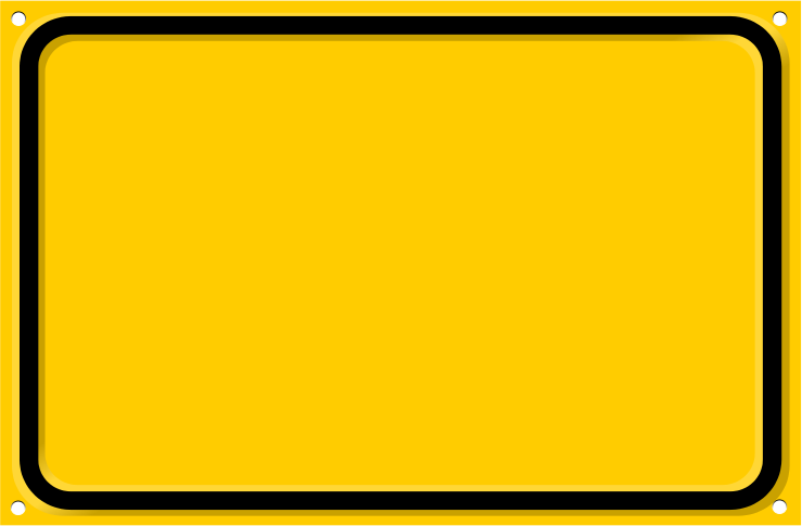 Blank Street Signs Clipart 