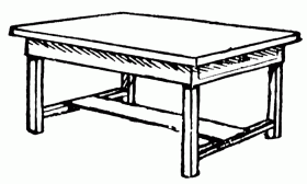 Coffee Table Clipart 