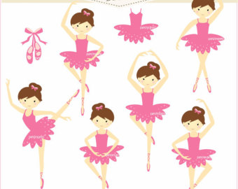 Baby Ballerina Tutu Clipart Girls Clip Art 