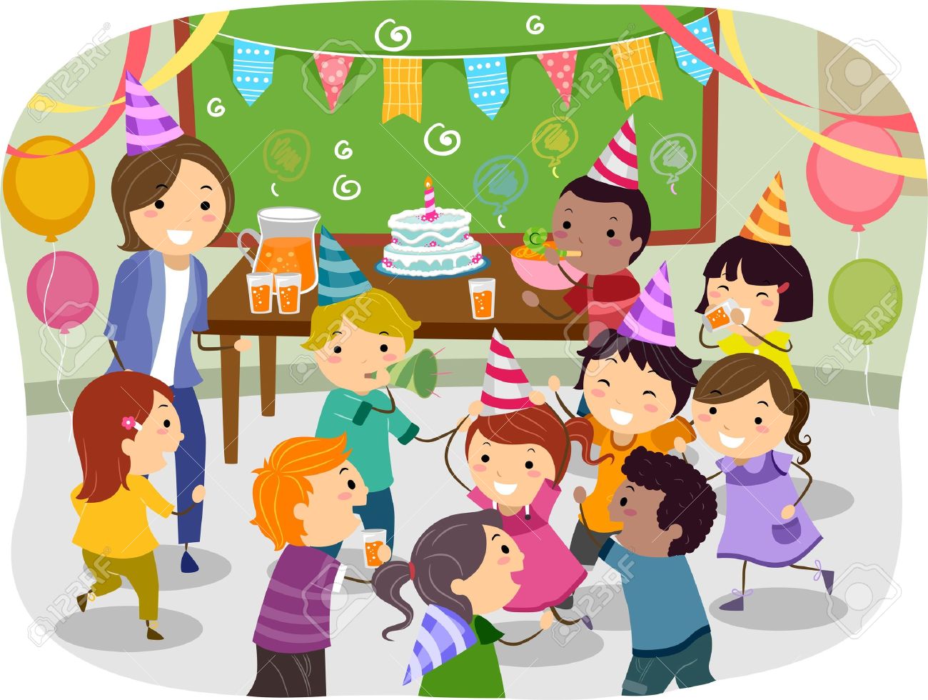 Free Cliparts Birthday Party, Download Free Cliparts Birthday Party png