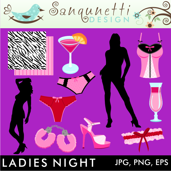 ladies game night - Clip Art Library