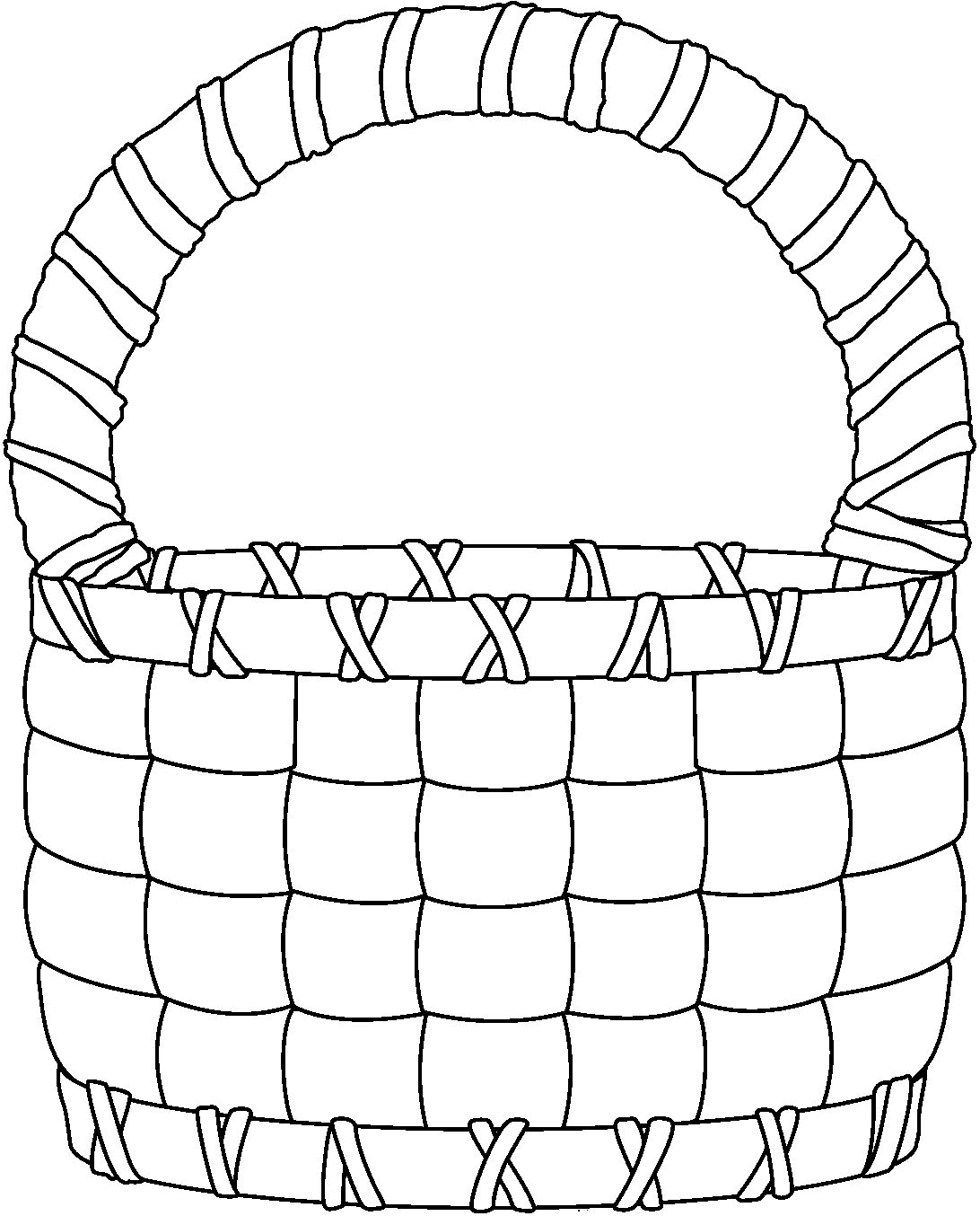 basket clipart black and white Clip Art Library