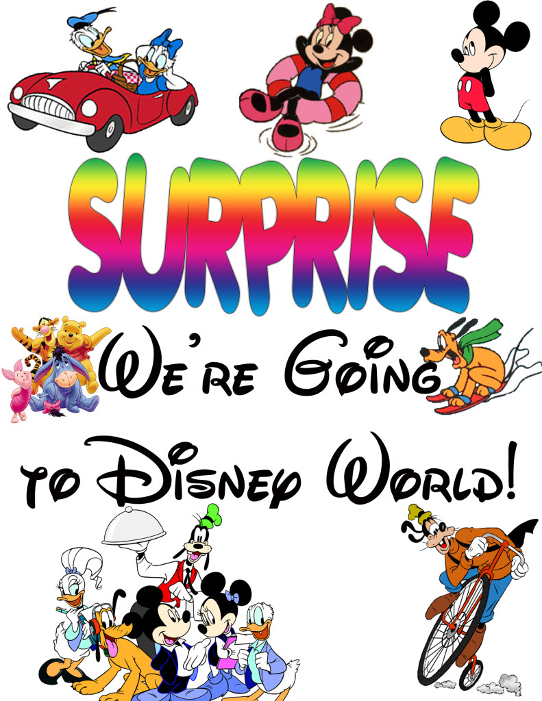 Free Printable We Are Going To Disney World