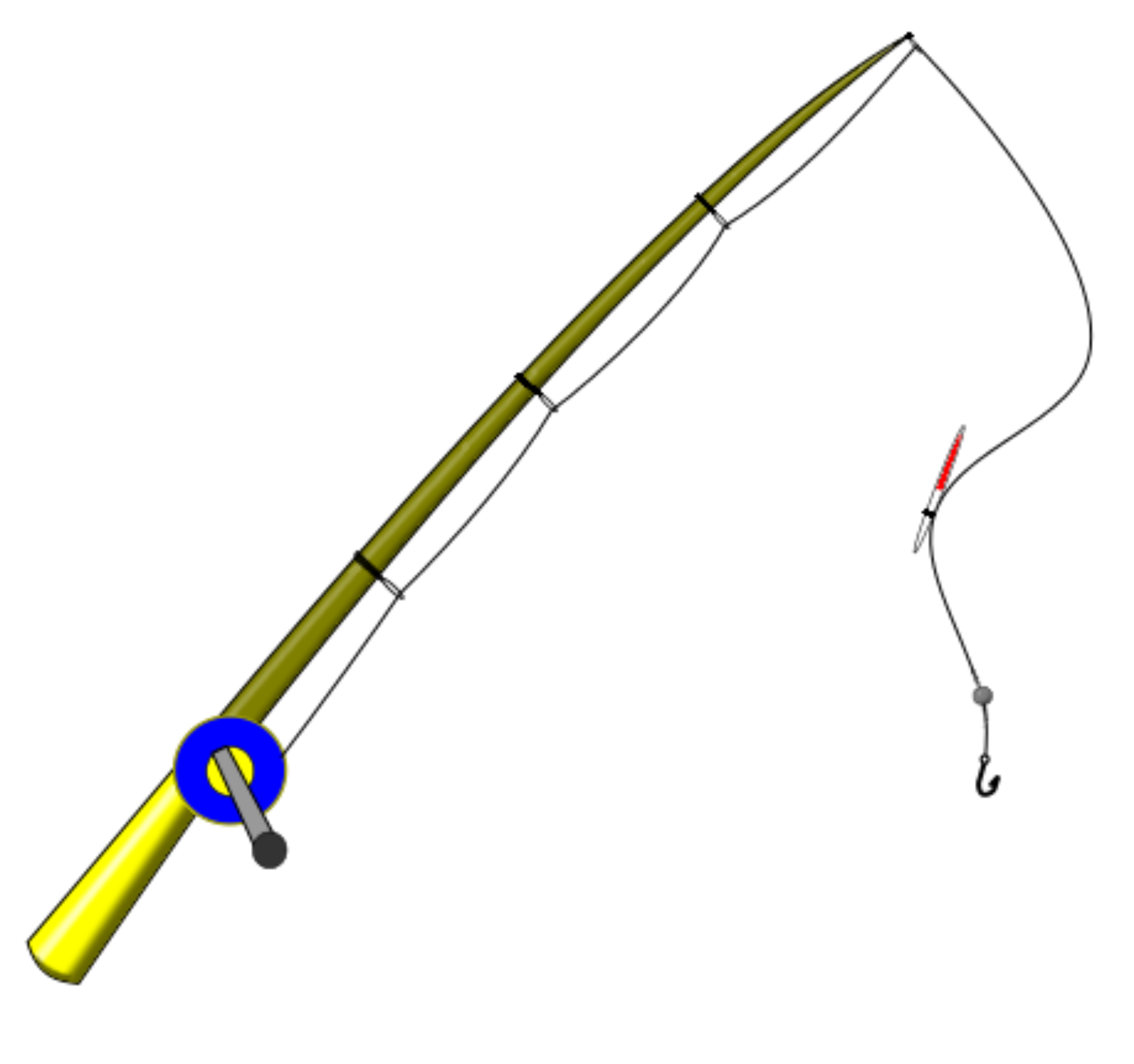 Fishing pole fishing rod clipart hostted 2 image 2 