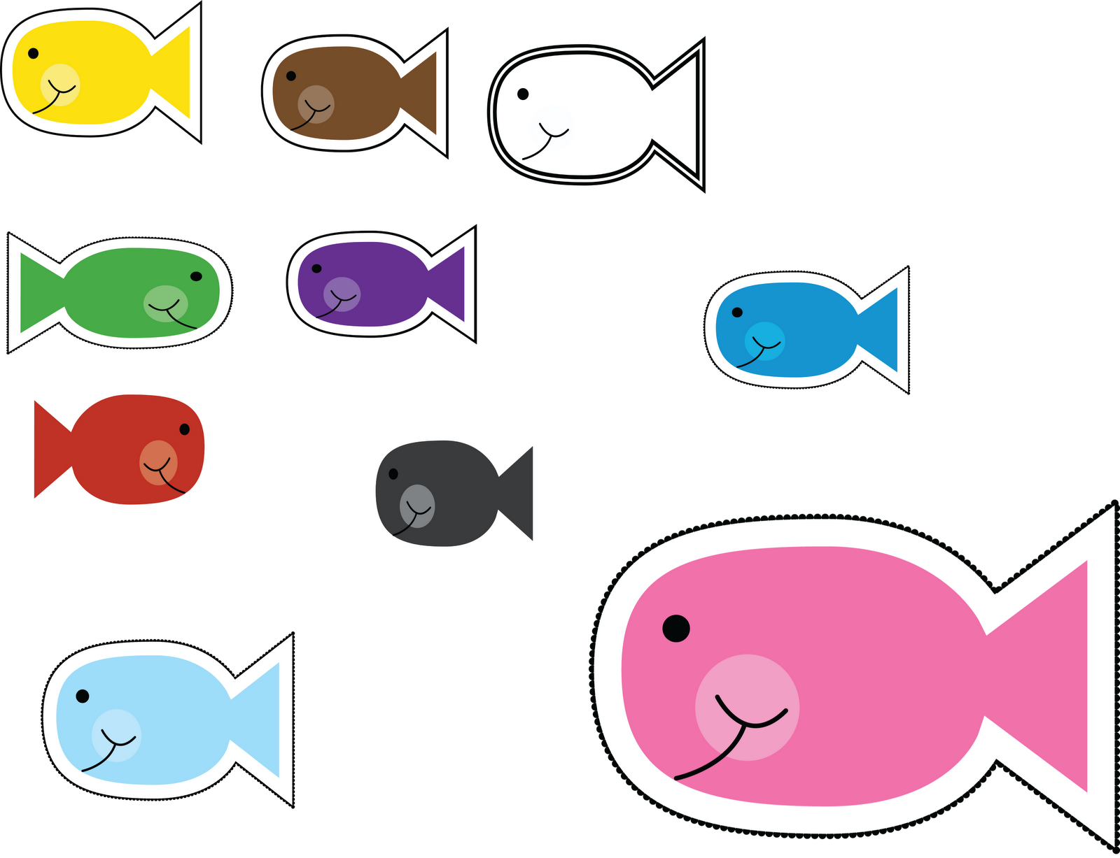 Free Printable Fish Clipart Printable Templates