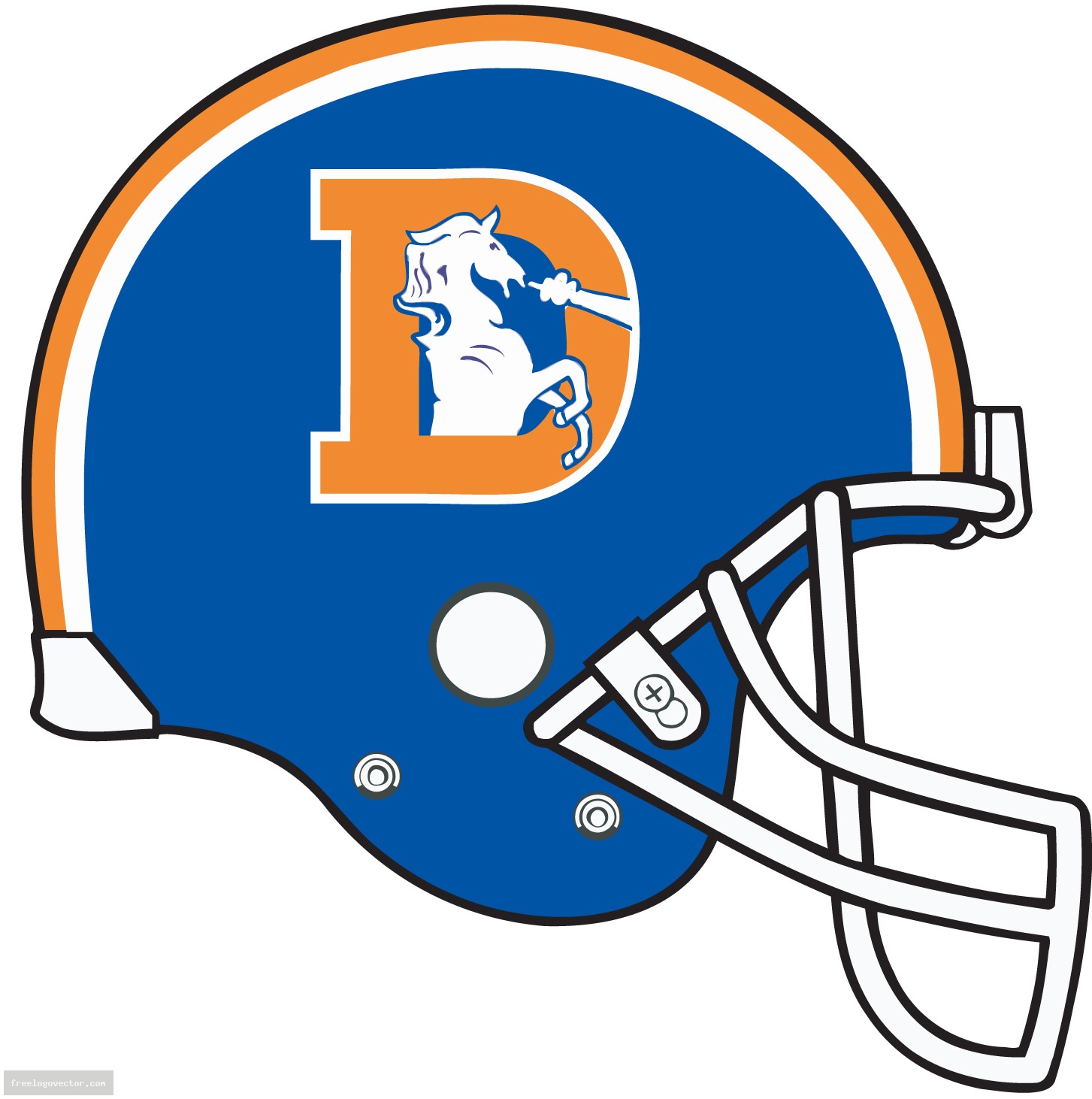 Old Broncos Clipart 