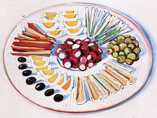 Clipart image of food appetizers 