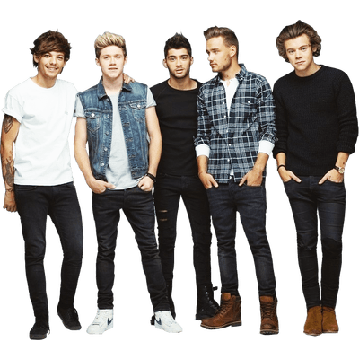 Aligned One Direction transparent PNG 