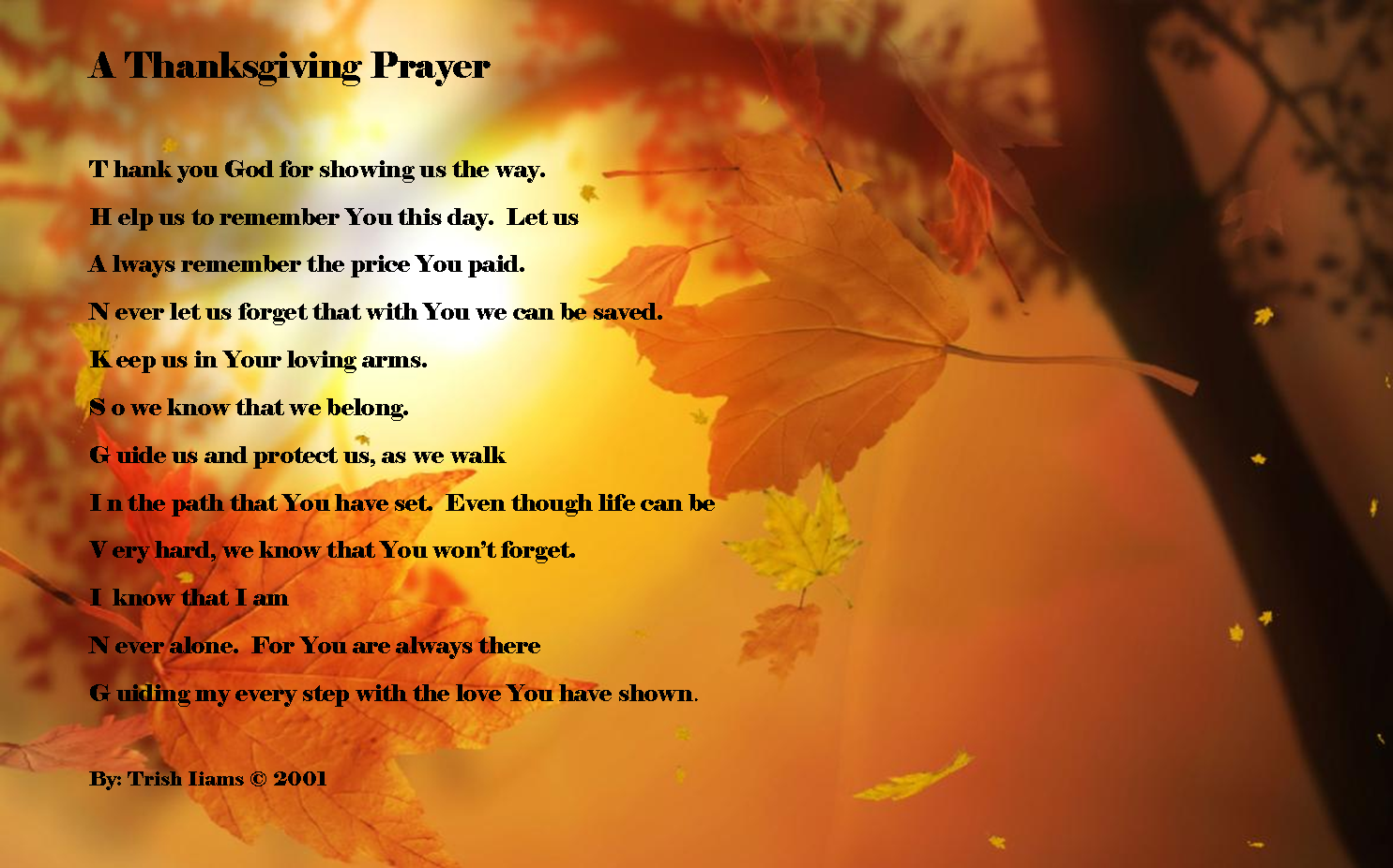 thanksgiving prayer for you - Clip Art Library