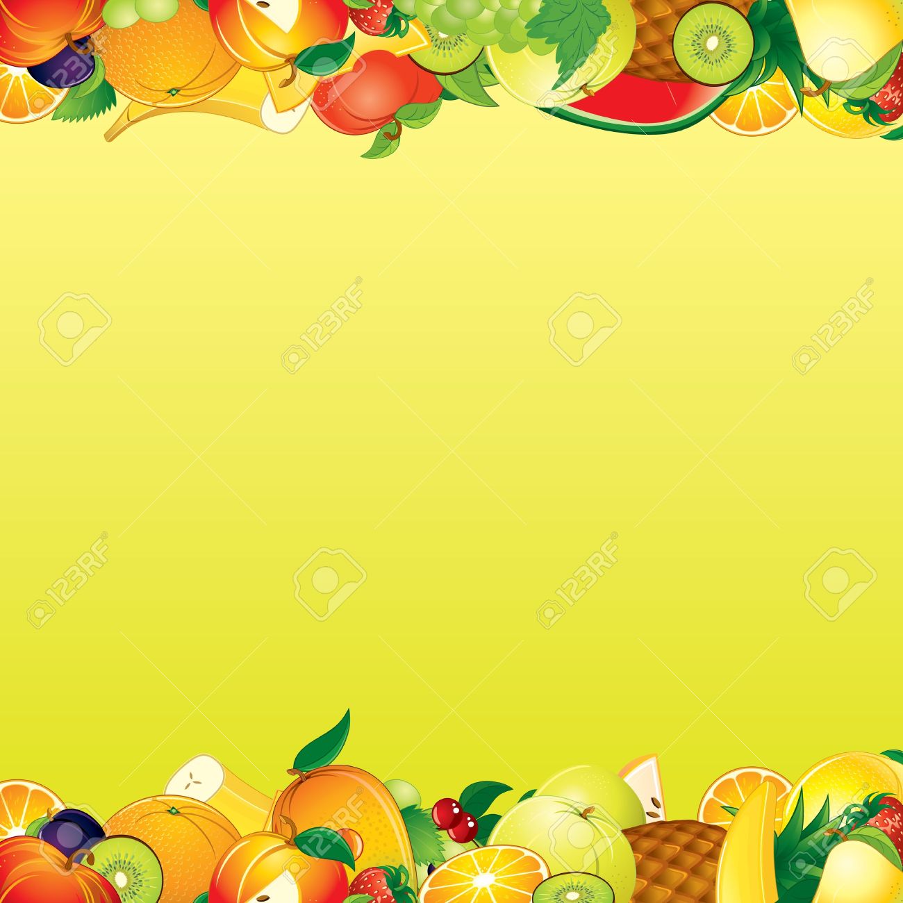 Fruits background clipart 