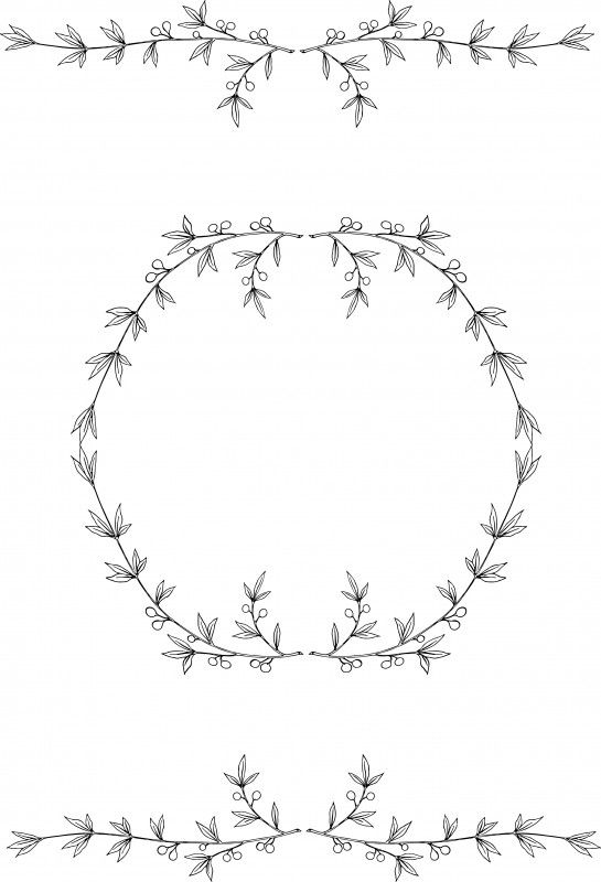 Free Olive Wreath Clip art  Stock Vector 
