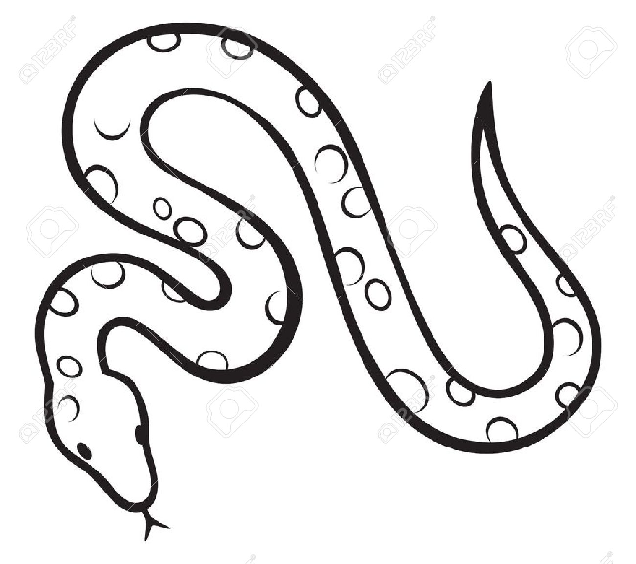 Free Snake Black And White Clipart, Download Free Snake Black And White