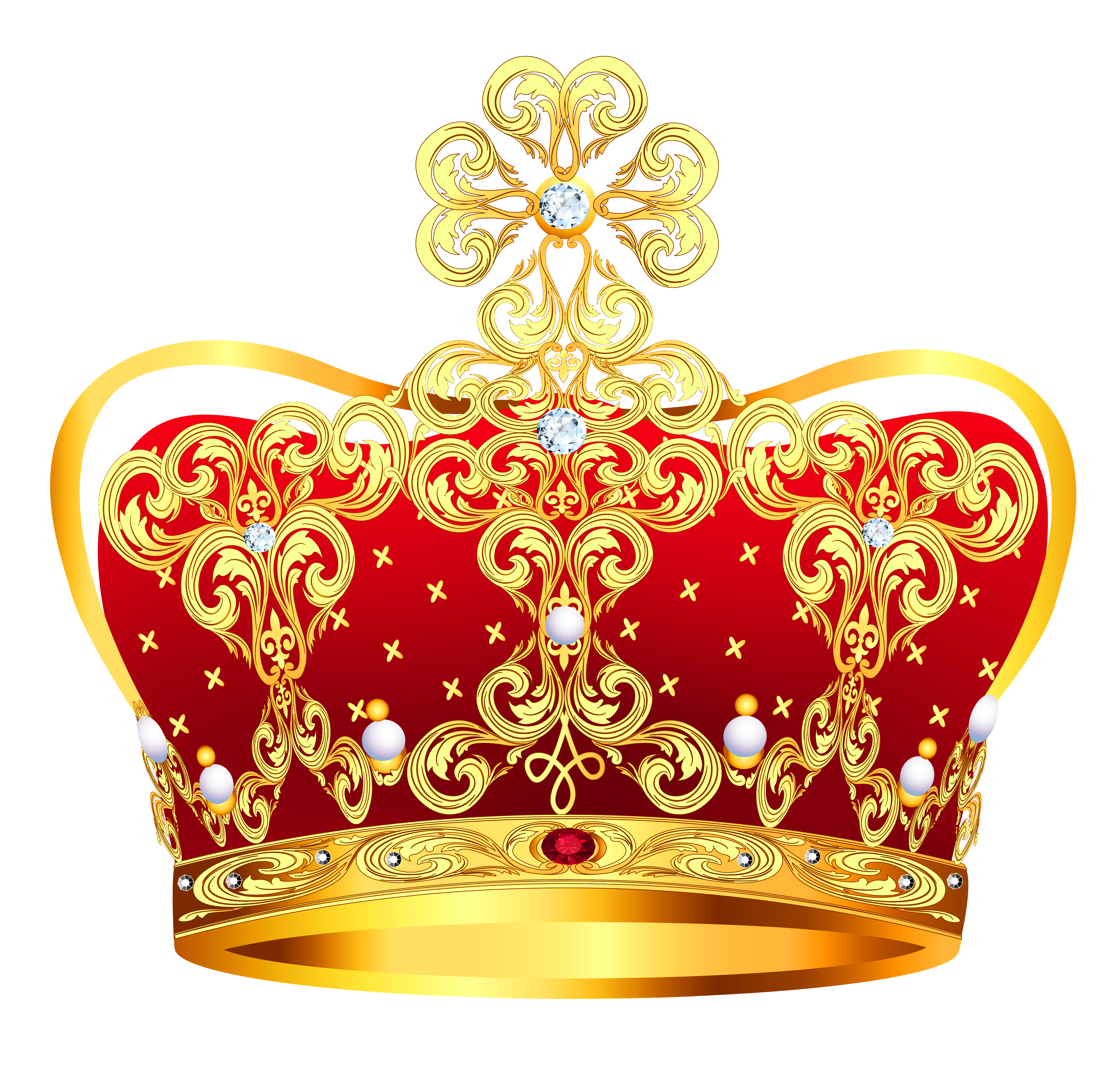 red crown clipart - photo #39
