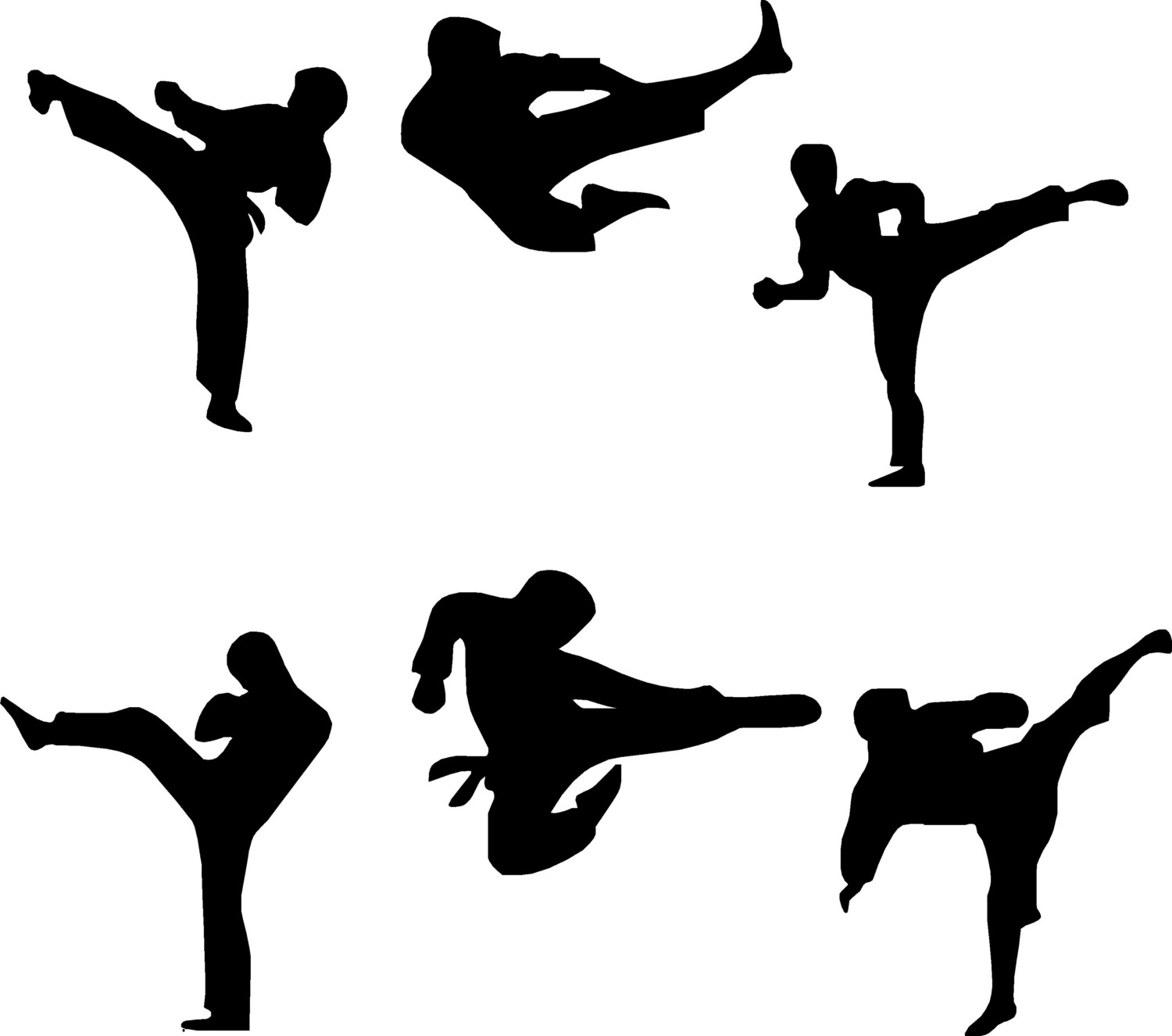 Martial arts clip art 
