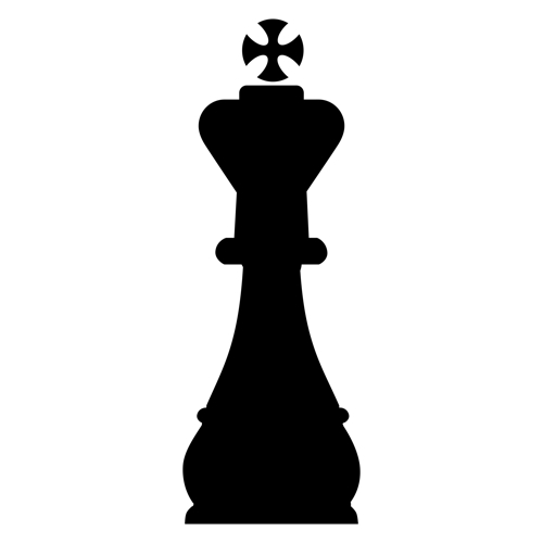 Stencil Premium Chess Pieces King Clipart 